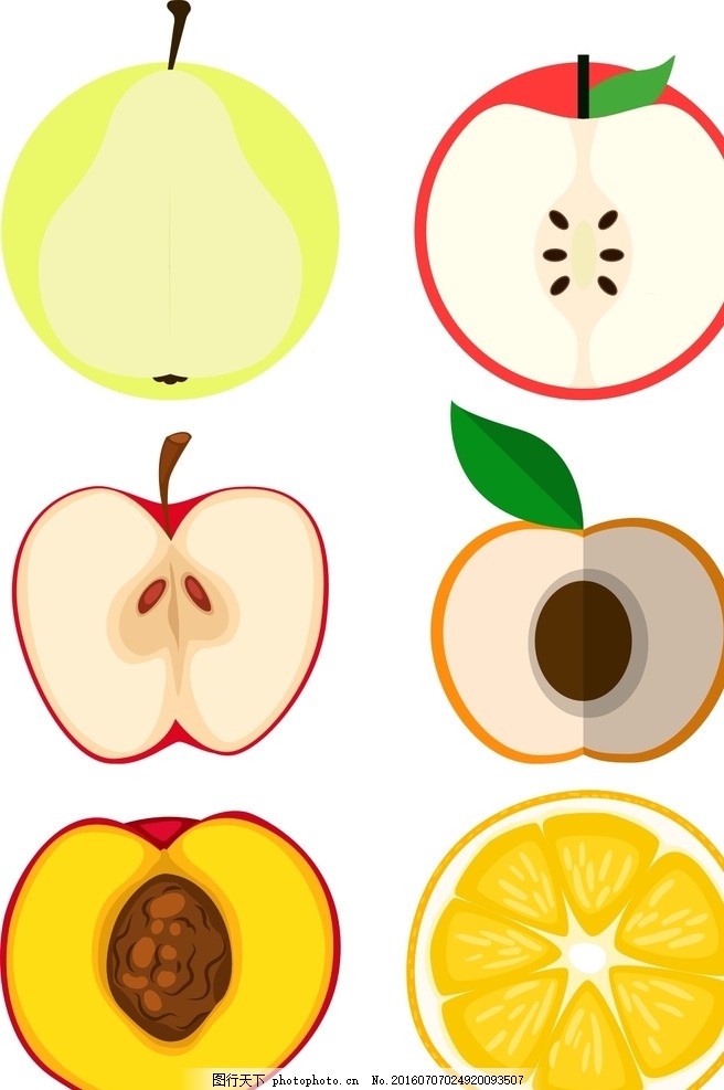 水果切片 艺术与营养的视觉盛宴